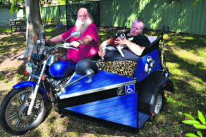 Sidecar design keeps couple together