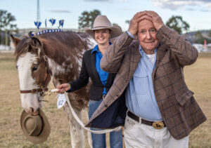 At home among the Clydesdales for TV doc Dr Harry