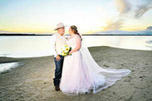 Happiness is … a wedding and a supportive community