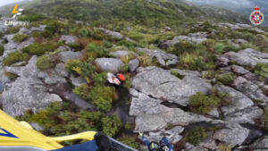 Women winched when weather worsened