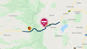 Burning trees delay Gap highway opening