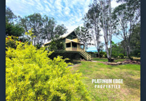 A hall converted into a home on the market at Palen Creek