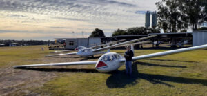 Soaring with eagles, glider club takes off