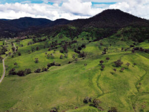 Creek flats to rolling ridges in Cainbable cattle property