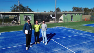 New Boonah courts enhance Fassifern tennis history