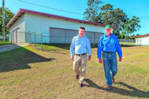 A new look pavilion and a shaded area funded through Gambling grant
