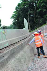 Crest slope reduced for smoother Gap ascent