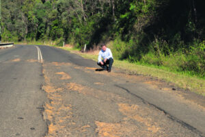Action on roll out of wrecked road repairs