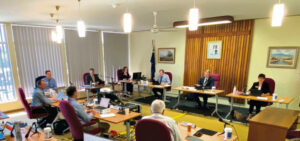 Council illegally closing meeting on conduct matters