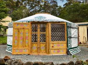 Glamping yurts for Maroon short stay getaway