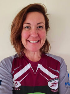 Footy mad Mel is in a league of her own