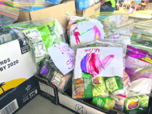 Food donations keep rolling in