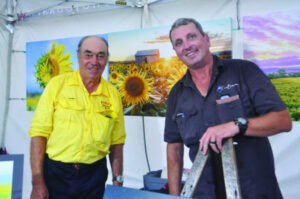 Festivities and fireworks in the sunflowers