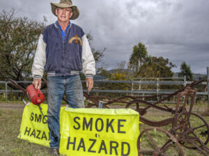 Light against wind key to burn off control