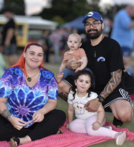 Families picnic at the showground on Easter Sunday