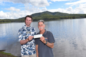 Lucky line, fisher pulls out $16,250 bass