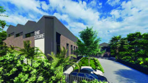 Cabins, campground, site office, industrial tenancies