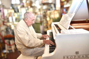Jazz musician still jamming at 93