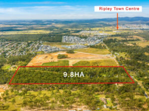 Land in Ipswich’s fastest growing area hits the market