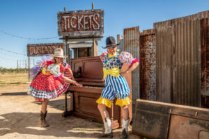 Beauties at Beauy, the Crack Up Sisters come to play