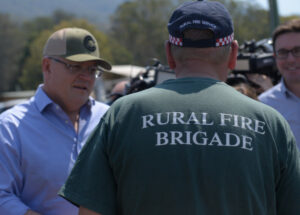 Prime Minister surveys bushfire damage