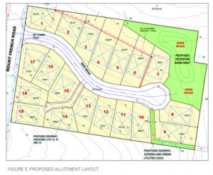 New subdivision of Mt French Road planned