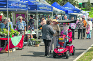 Sun shines on a golden years anniversary fete