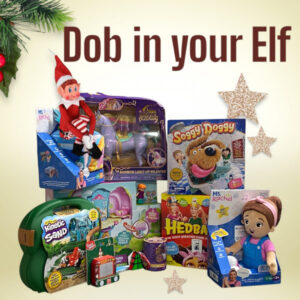 Dob in your elf for a chance to win loads of toys