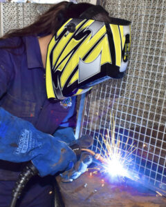 Shortage sparks flurry of female welders to trade