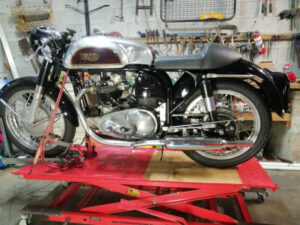 Enthusiast loves making motorcycles whole again