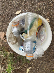 Wanton destruction destroying walk trail quarry