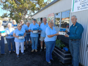 Little blue tractors a symbol of hope