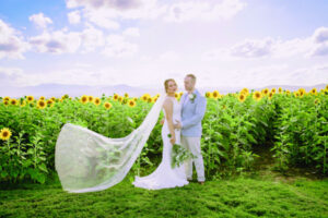 The resort lifestyle, the proposal, the wedding … meet Lilly and Chris