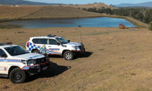Helicopter crashes into dam at Tarome