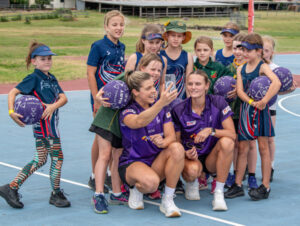 Top photos: Firebirds inspire Fassifern netballers