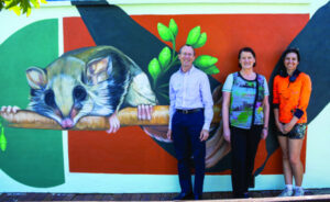 Scenic Rim fauna front for Beaudesert mural