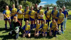 Boonah soccer girls share wonderful goals