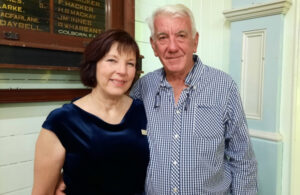 Couple helped rebuild Bombers club at difficult time