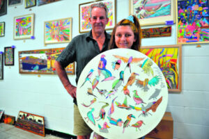 Veteran artist helps special young woman bring colour to Boonah