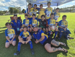 Promising Boonah soccer boys have fun talking