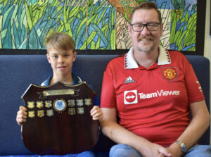 Good sport Emmett appreciates support