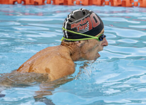 Pool master: David’s record swim defies cancer