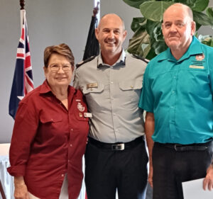 Long serving ambulance committee members presented with badges