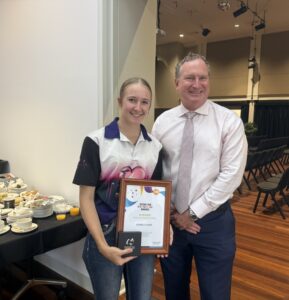 Young leader honoured on Australia Day