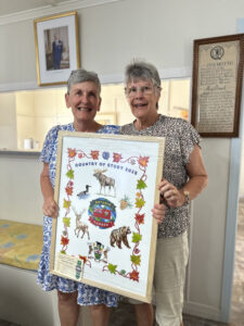 Tea towel art impresses judges
